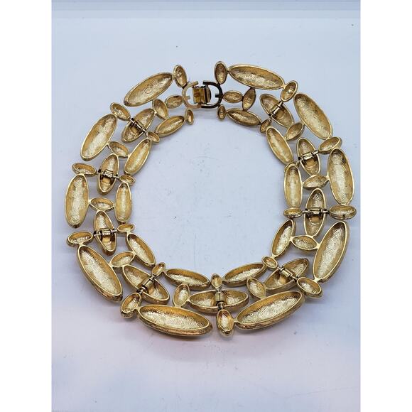 Vintage Givenchy Choker 1980s Chunky Textured RARE HTF Necklace - Picture 12 of 12
